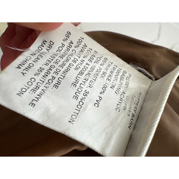 Pottery Barn Faux Fur Hobo Boho Tote Bag - Brown - Picture 5 of 7